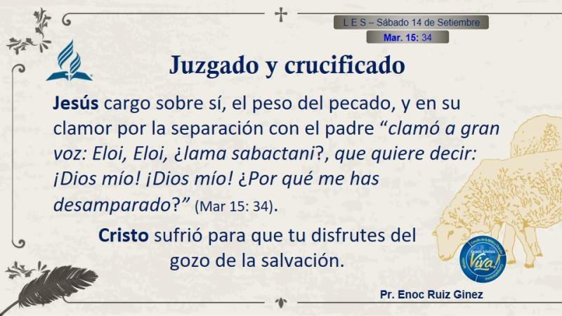 JUZGADO Y CRUCIFICADO