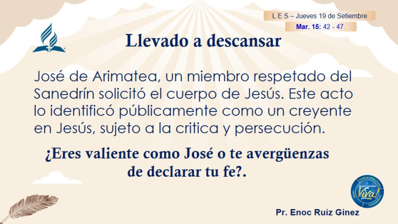 LES - LLEVADO A DESCANSAR