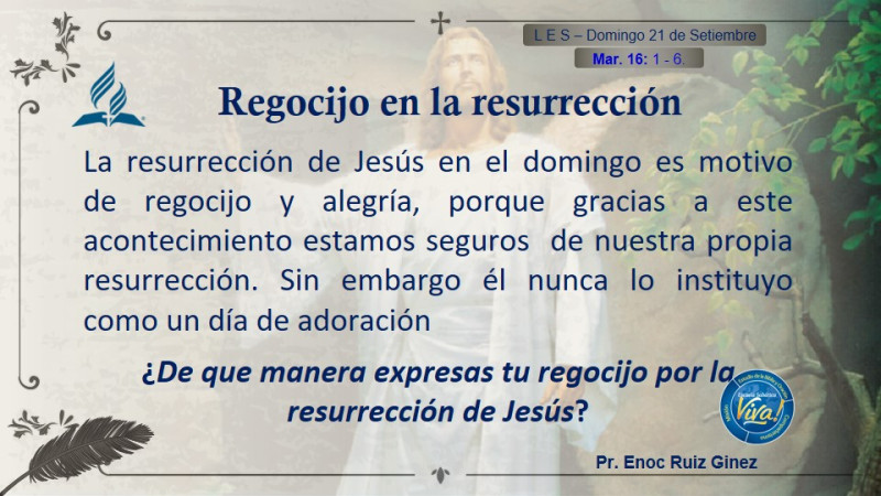 LES - REGOCIJO EN LA RESURRECCIÓN