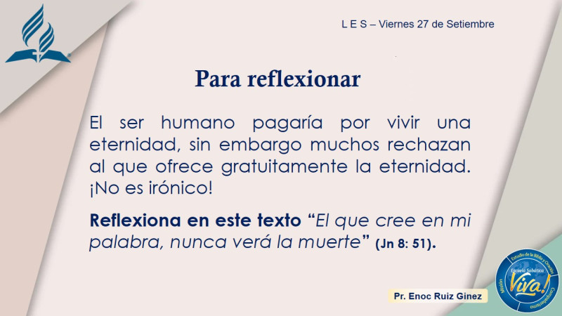 LES - PARA REFLEXIONAR