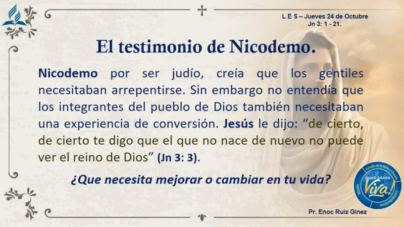 LES - EL TESTIMONIO DE NICODEMO