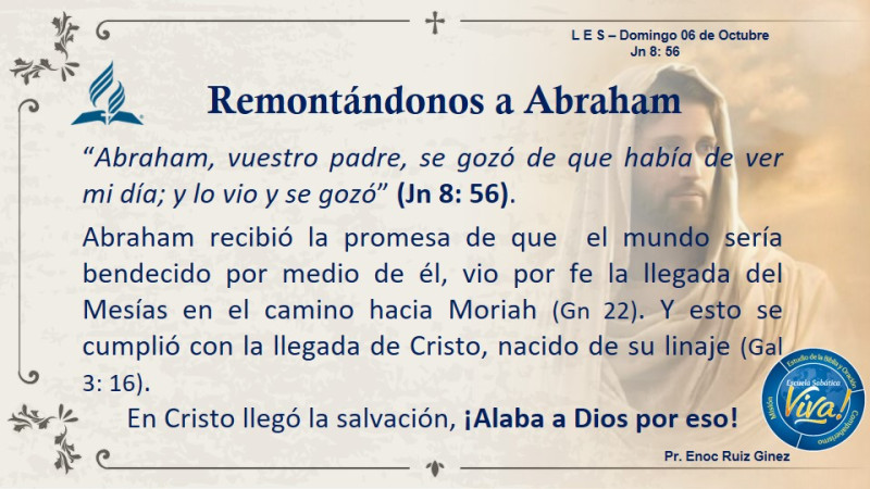 LES - REMONTÁNDONOS A ABRAHAM