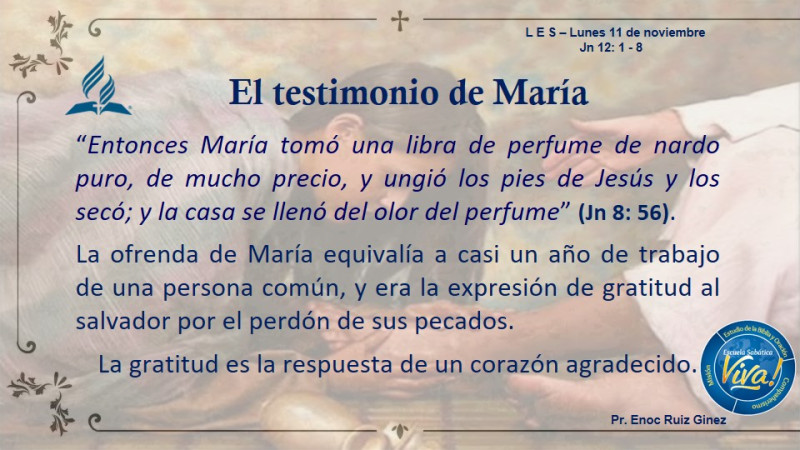 LES - EL TESTIMONIO DE MARÍA