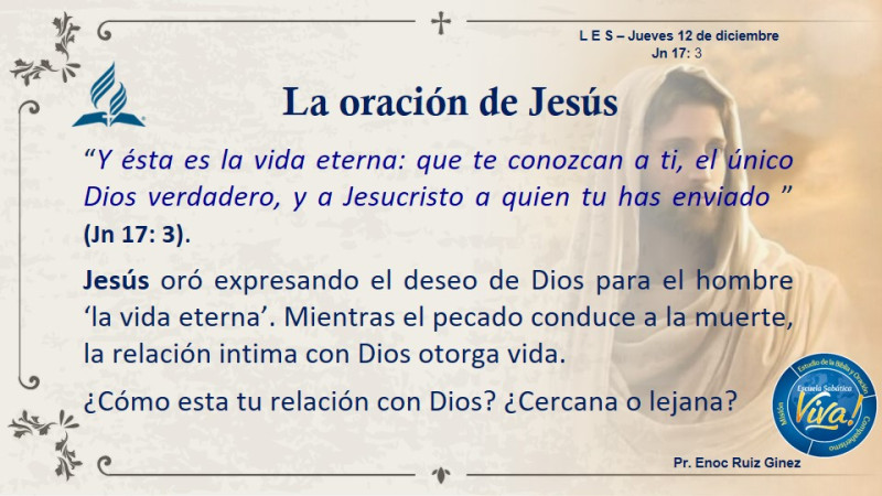 LES - LA ORACIÓN DE JESÚS