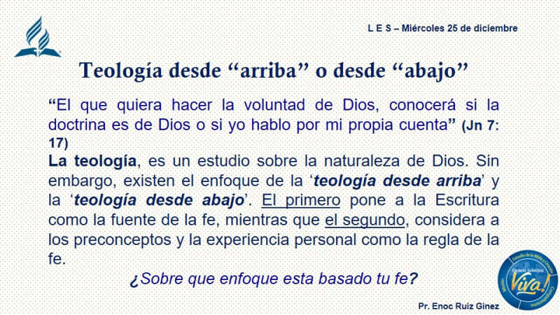 LES - TEOLOGÍA DESDE