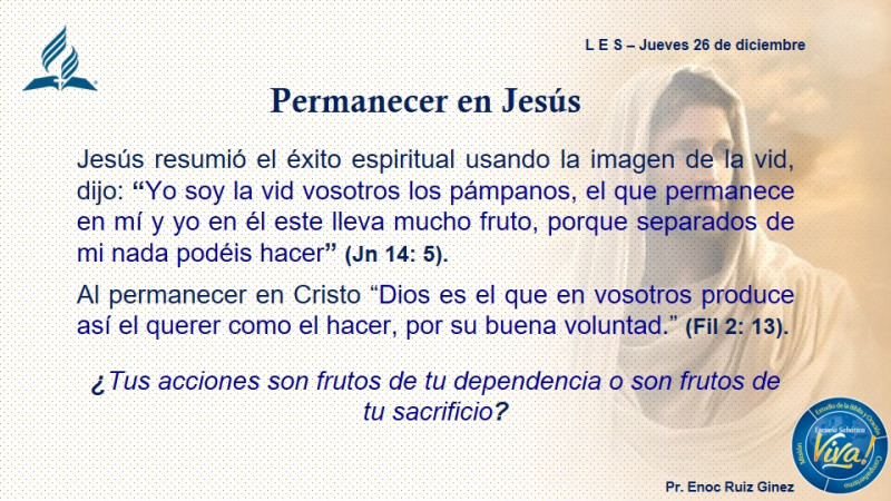 LES - PERMANECER EN JESÚS