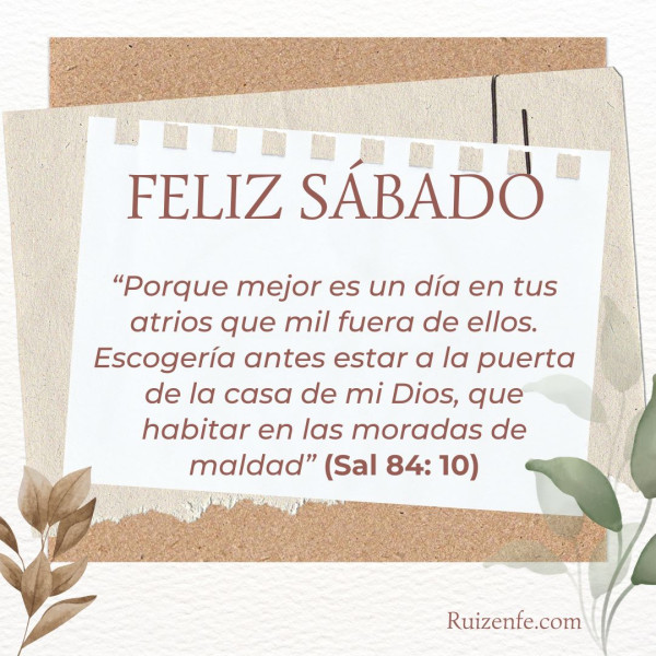 FELIZ SÁBADO 28/12/2024