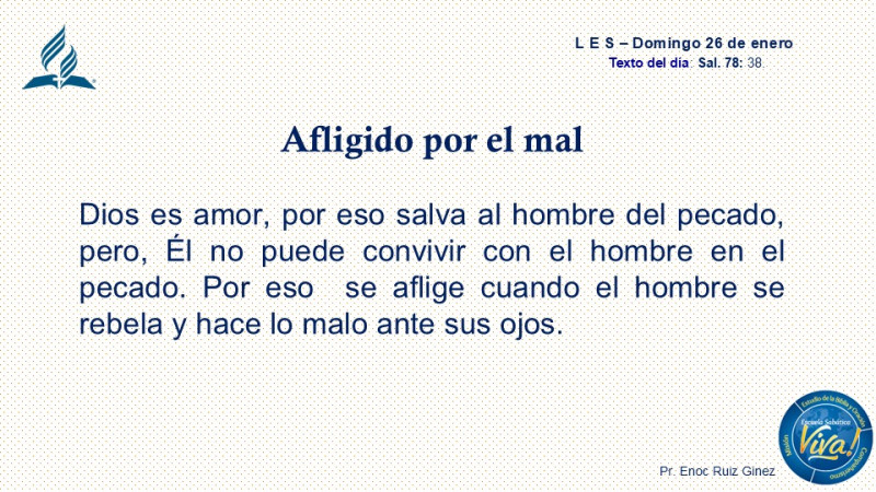 LES - Reflexión, domingo 26 de enero