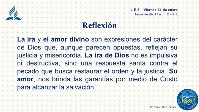 LES - REFLEXIÓN