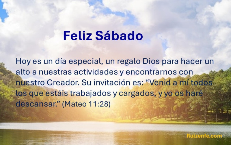 FELIZ SÁBADO