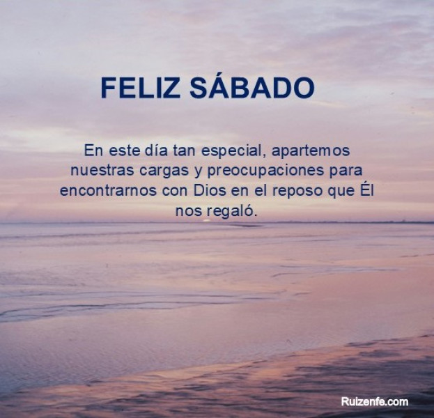 FELIZ SABADO 12 de Abril
