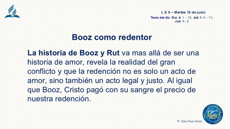 LES, REFLEXIÓN - BOOZ COMO REDENTOR.